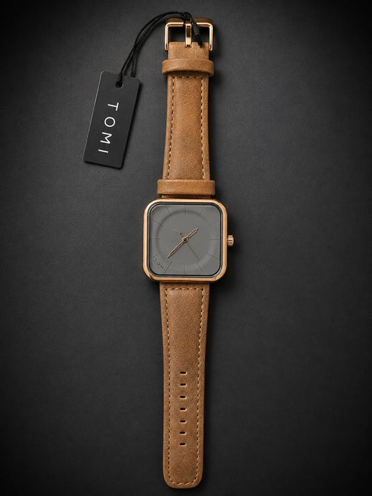TOMI T093 (Rose gold case with Gray dial)