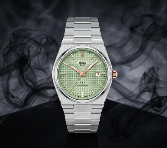 Tissot PRX Powermatic 80(Green waffle style dial)