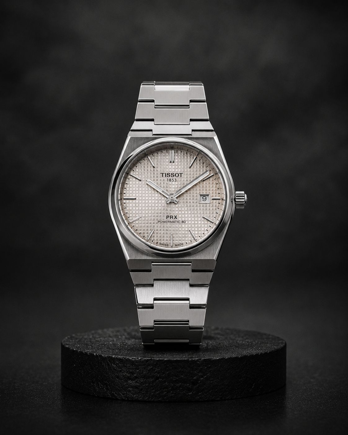 Tissot PRX Powermatic 80 (Cream Waffle dial)