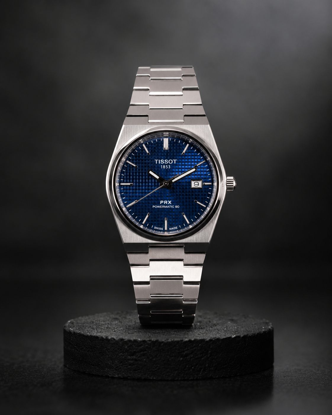 Tissot PRX Powermatic 80 (Blue Waffle dial)