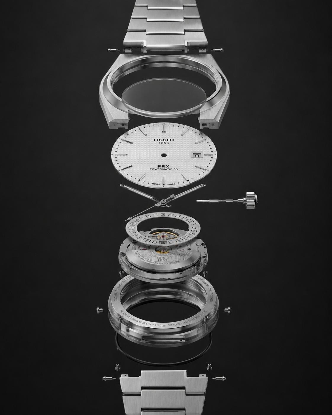 Tissot PRX Powermatic 80 (White Waffle style dial)